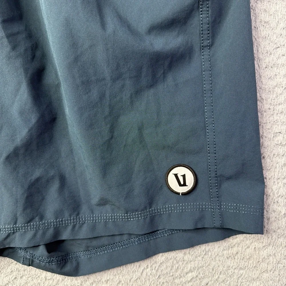 Vuori Men's Kore Shorts Size XL Blue (Unlined) Drawstring Has Been Cut